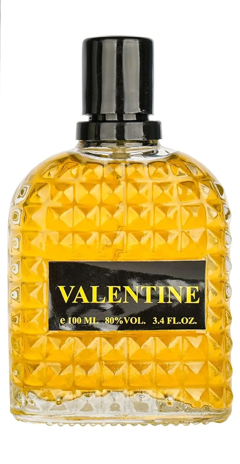 Valentine and Sexy Rose Perfume for Women (3.4oz/100ml x 4pcs) Valentine Milano Born In Roma, Rock N Rose, Eau de parfum, Pack of 4