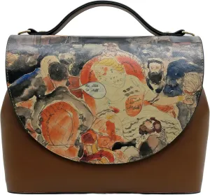 Vegan Leather Handbags for Women - Unique Design and Handmade Top-Handle Handbags