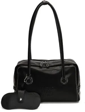 Vegan Leather Tote Bag for Women Vintage Briefcase Bag Leather Shoulder Bags Handbag Work Travel Essentials