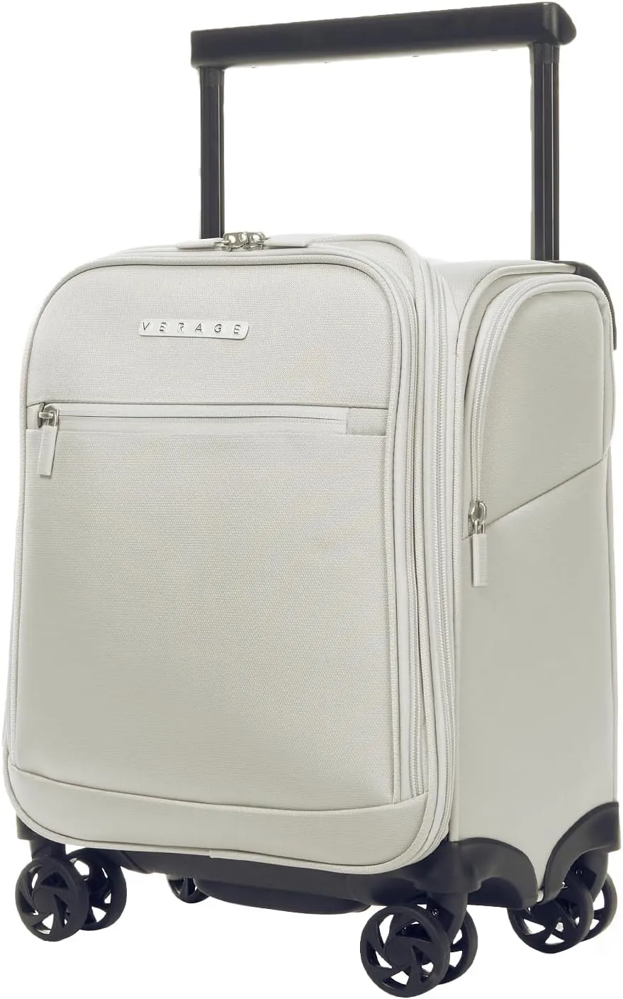Verage Underseat Carry On Luggage with Spinner Wheels 15 inch Overnight Suitcase Travel Business Bag for Airlines Men Women