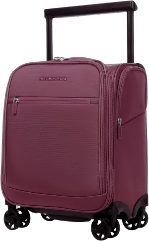 Verage Underseat Carry On Luggage with Spinner Wheels 15 inch Overnight Suitcase Travel Business Bag for Airlines Men Women