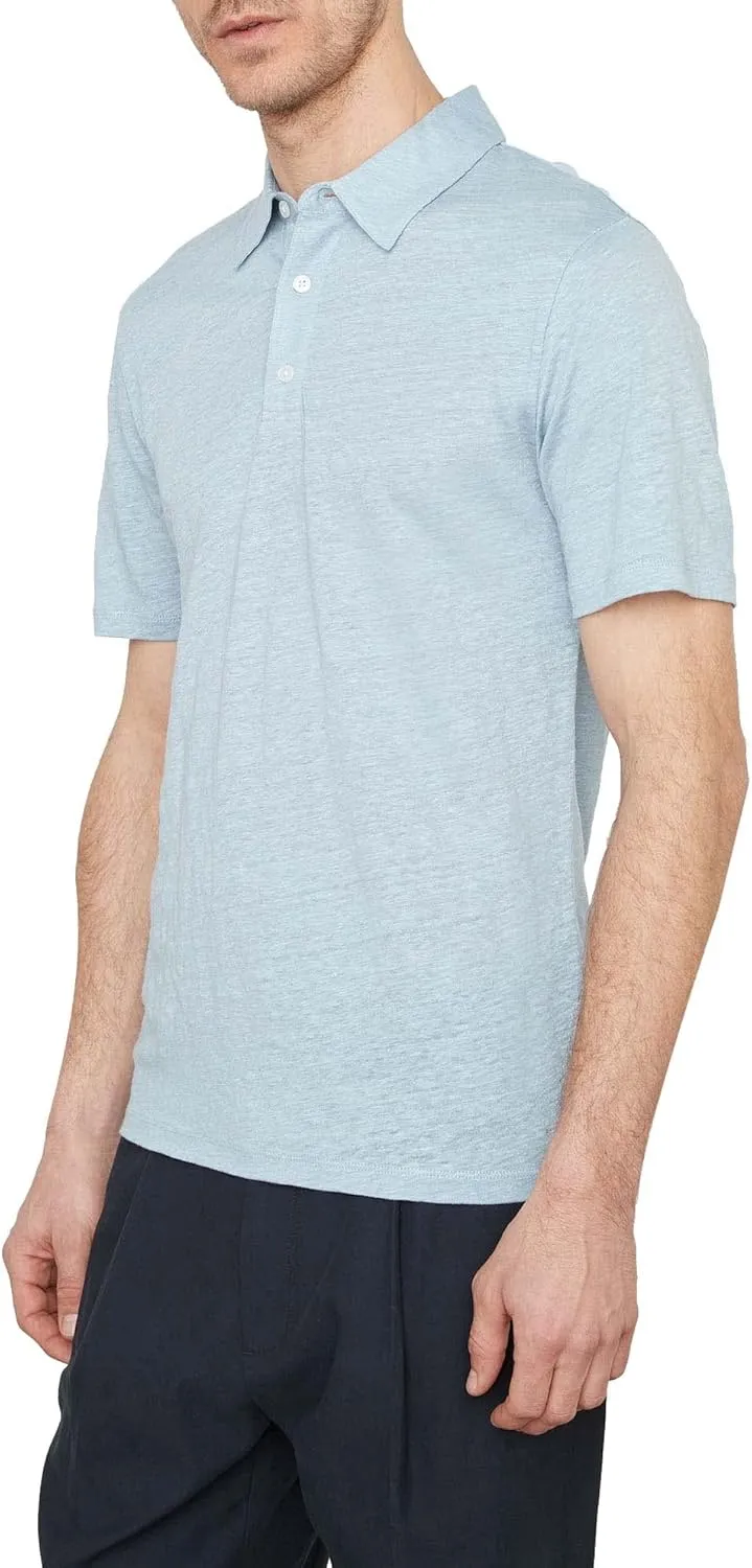 Vince Men's Linen Polo