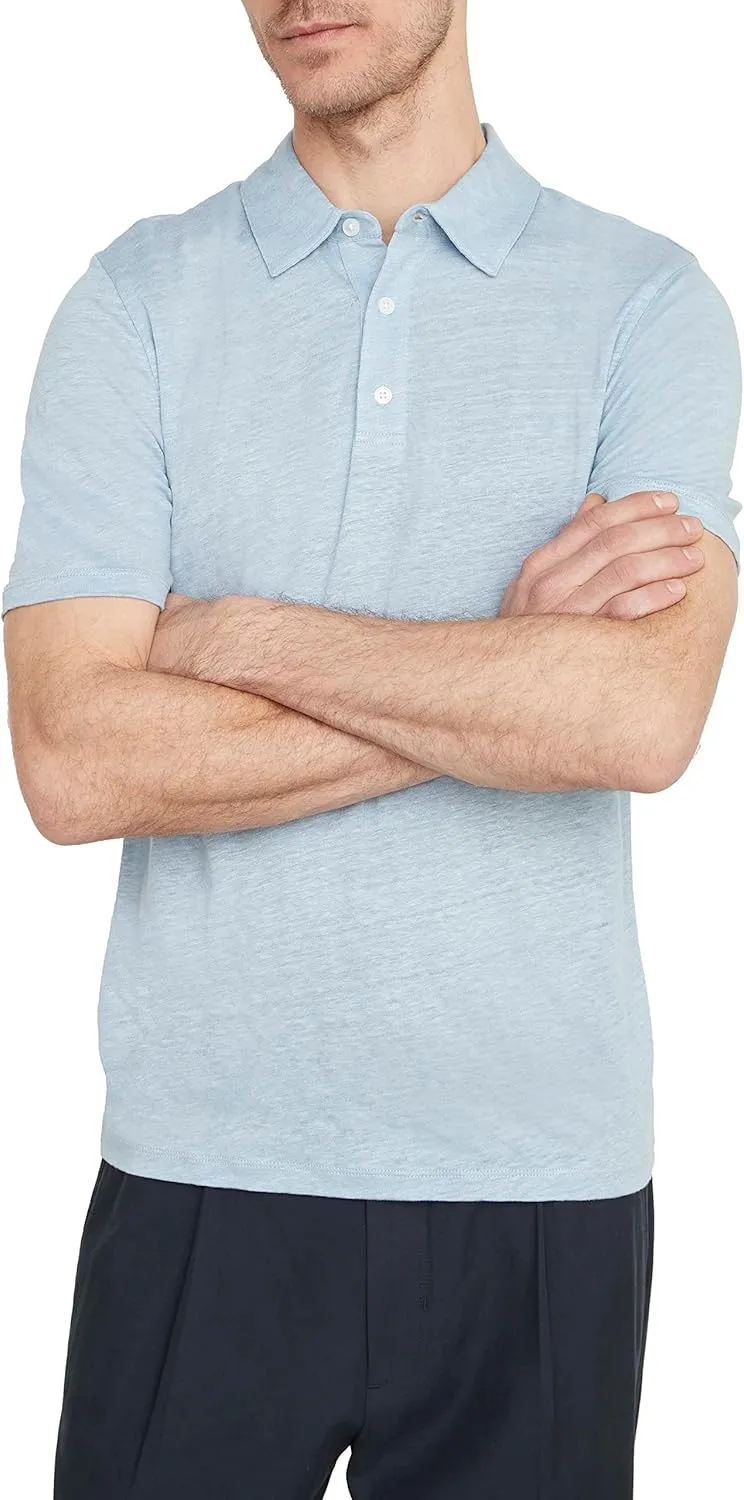 Vince Men's Linen Polo