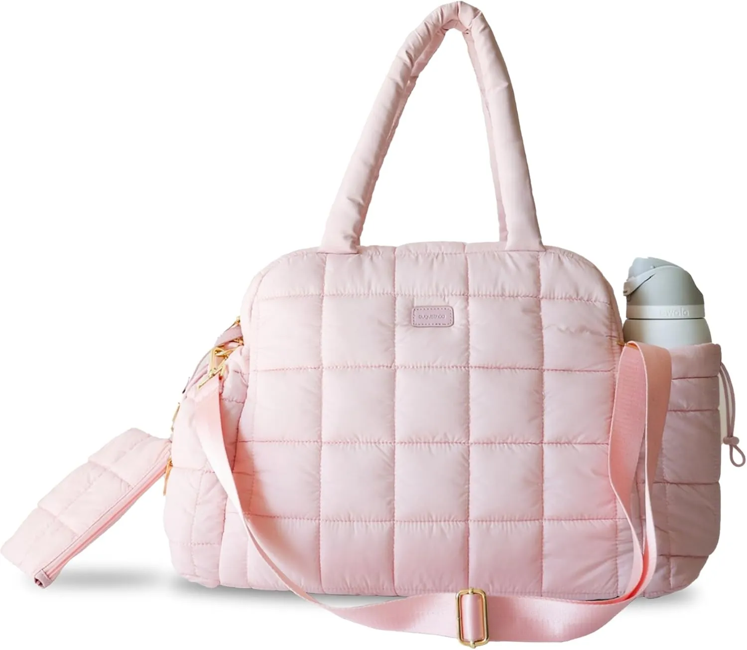 Weekender Duffle Bag | Travel Bag with Laptop Compartment, Detachable Pouch, Side Pockets | Cushioned Design, Adjustable Strap | Ideal for Gym, Weekend Trips & Daily Use