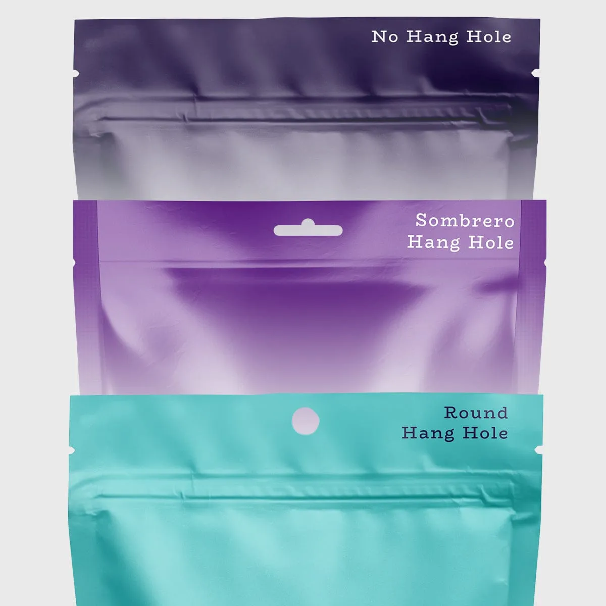 White Stand-Up Nutraceutical Pouches