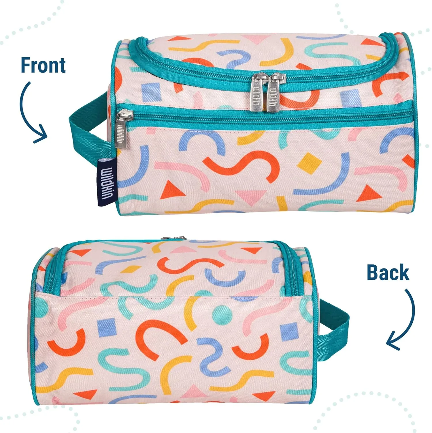 Wildkin Toiletry Bag for Boys and Girls, Ideal for School, Weekend, or Overnight Travel