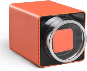 Winding Box Watch Winders - Simple Single Watch Shaker Automatic Mechanical Watch Winding Box Home Dual-Power Watch Winder Portable Watch Storage Case with Lid