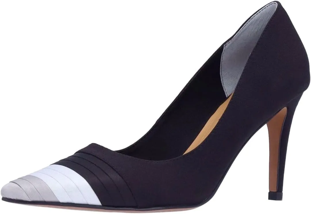 Women Rainbow Kitten Heels Pumps Pointed Toe Satin Stiletto High Heels Pumps Slip On Multicolored Closed Cap Toe Dress Sandals Patchwork Colorful Wedding Shoes Office Lady Sexy 4-11 M US