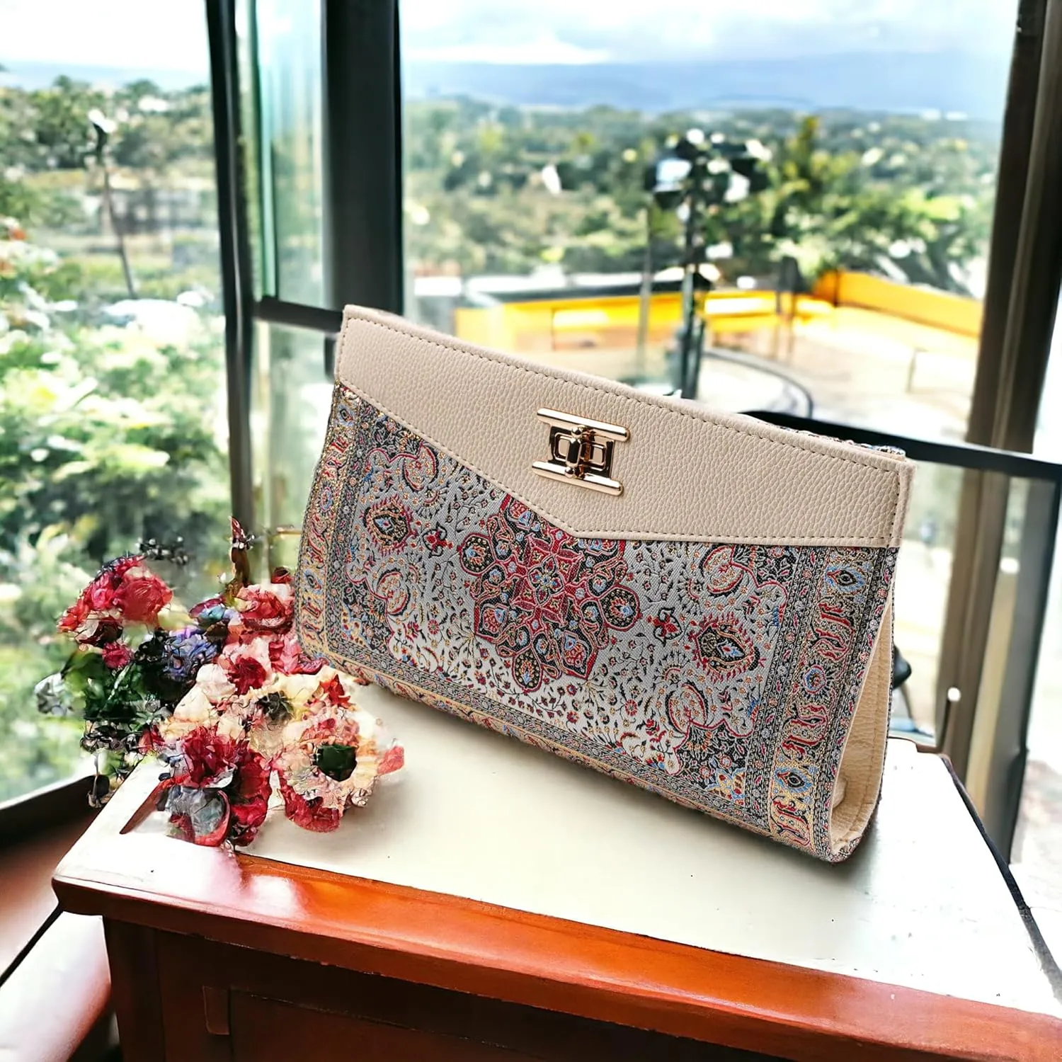 Women Shoulder Bag, Hand Bag, Carry Bag, Morrocon Design, Carpet Design, Special Edition