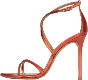 Women's Cross Strap Stiletto Sandals, Open Toe Summer Evening Dress Heels