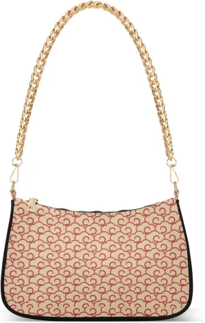 Women's Shoulder Handbags Chain Shoulder Brace for Women Bag Clouds Print Ladies Vacation Handbags Tote Purse,Multi1