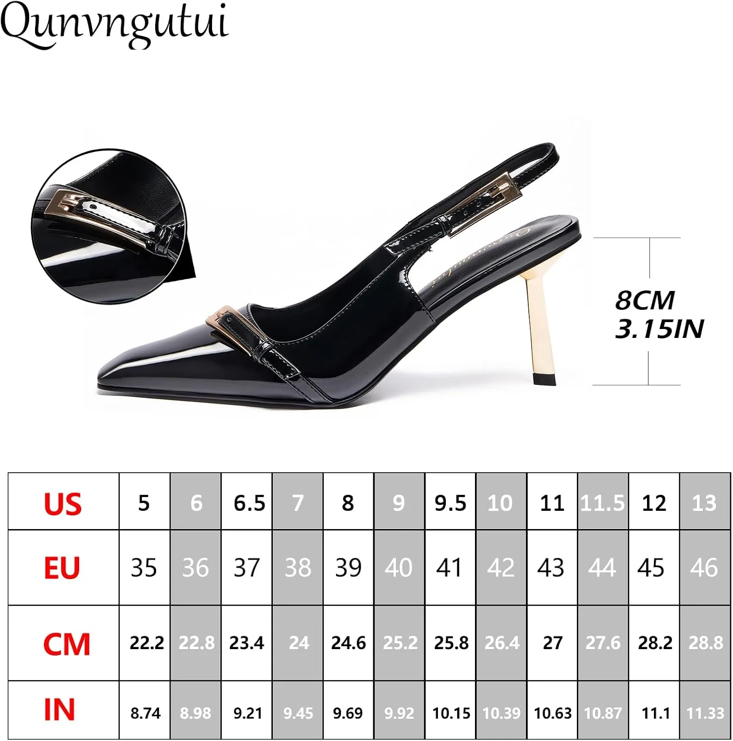 Womens Square Toe Stiletto Sandals Slingback Dressy Heels for Evening Parties Weddings Prom Shoes