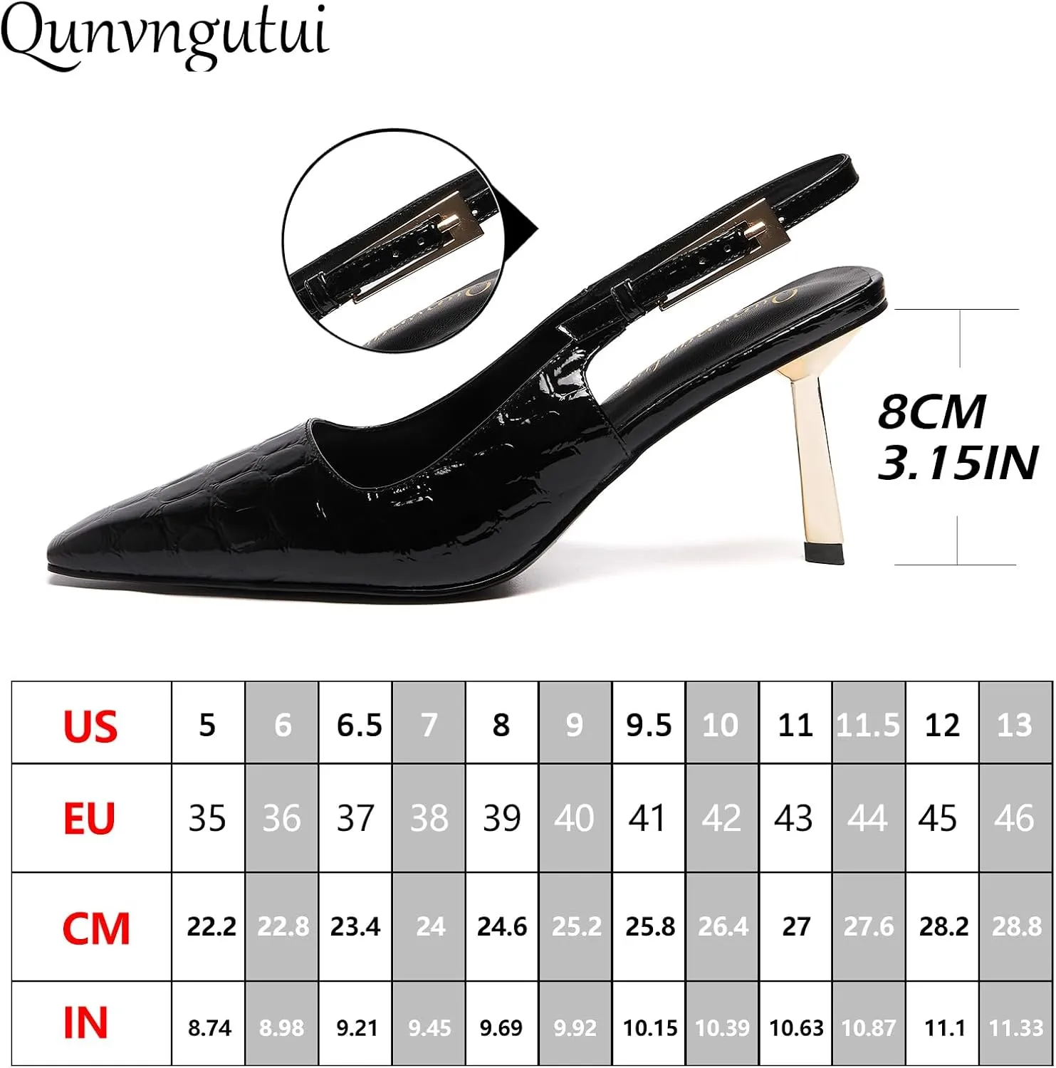 Womens Square Toe Stiletto Sandals Slingback Dressy Heels for Evening Parties Weddings Prom Shoes
