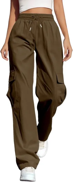 Women's Straight Leg Pants Women's Straight Leg Pants Summer Floral Solid Long Palazzo Lounge Beach Trousers with Pocket
