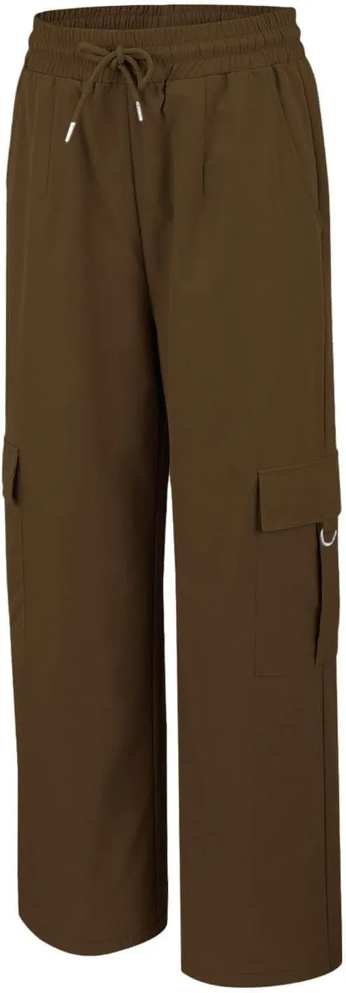 Women's Straight Leg Pants Women's Straight Leg Pants Summer Floral Solid Long Palazzo Lounge Beach Trousers with Pocket
