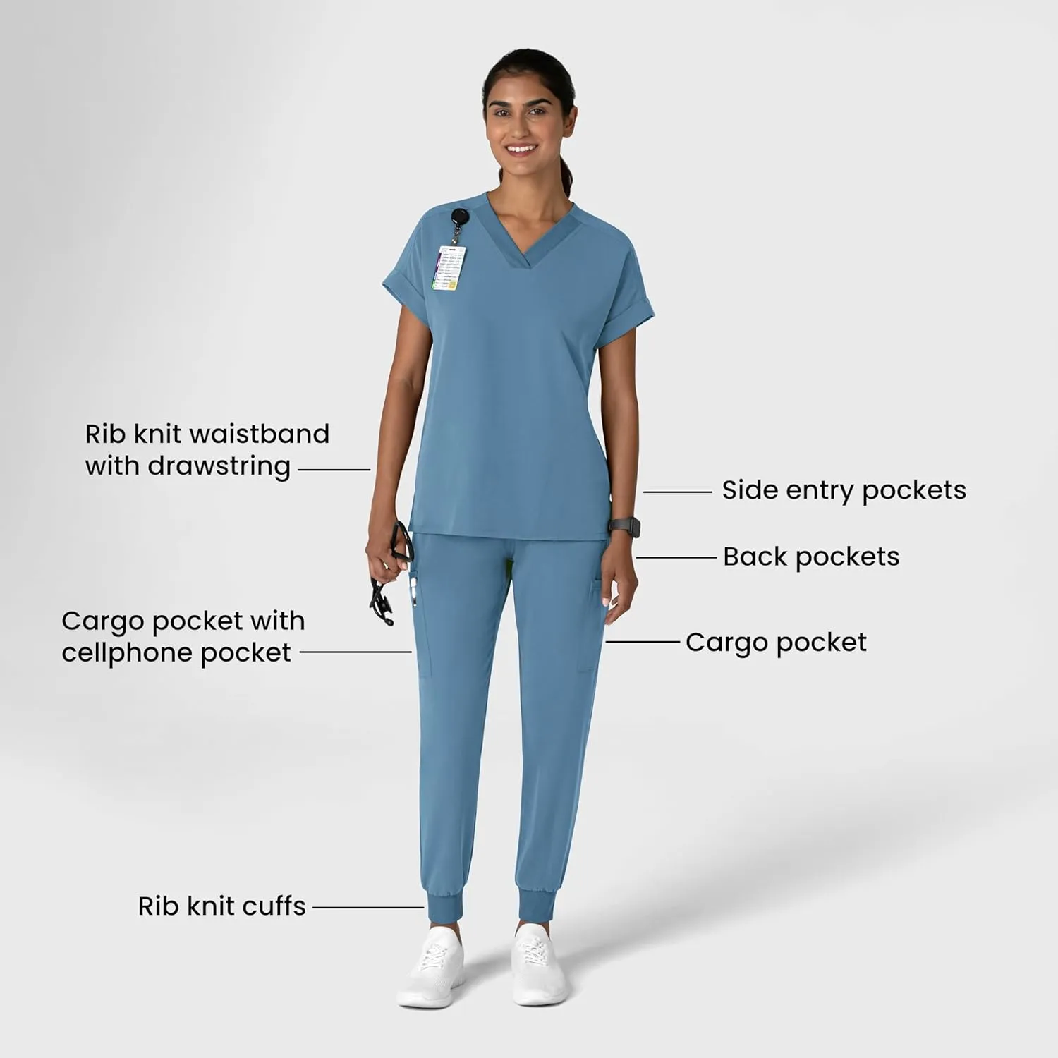 WonderWink Women's Jogger Utility Scrub Pant