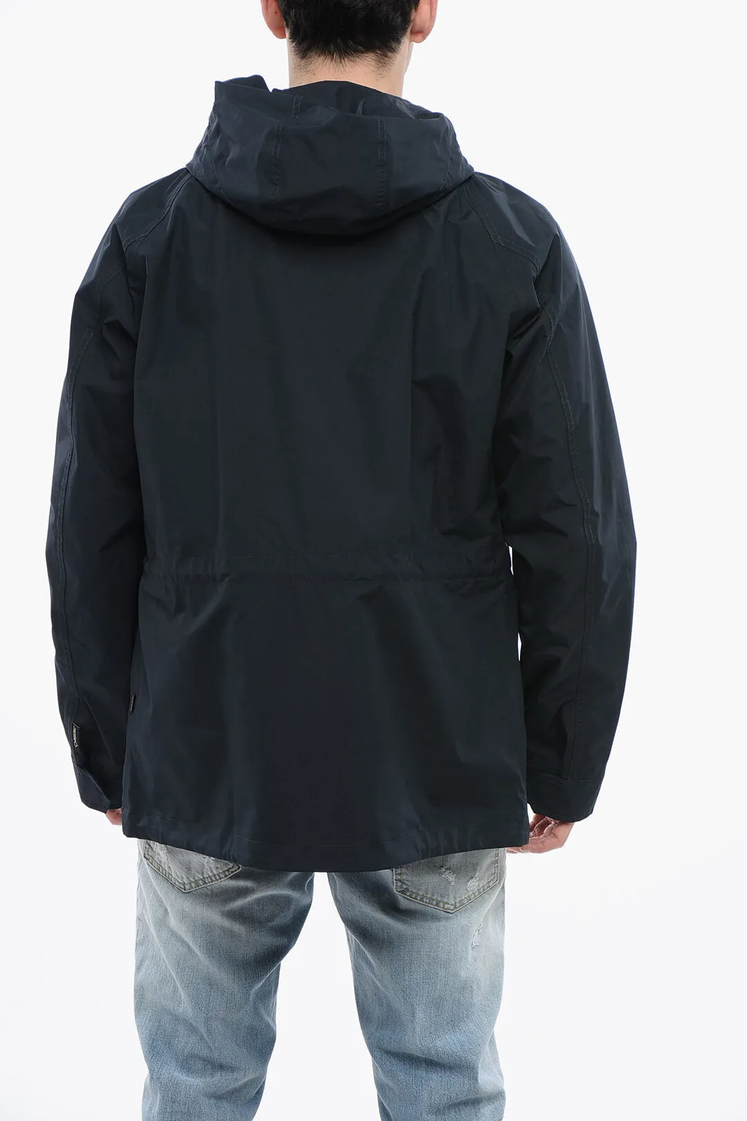 Woolrich Utility MOUNTAIN Raincoat With Drawstrings