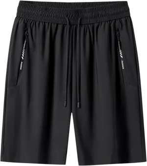 Workout Shorts for Women Quick Drying Drawstring ShortsStretch Breathable Ice Silk Running Active Pants