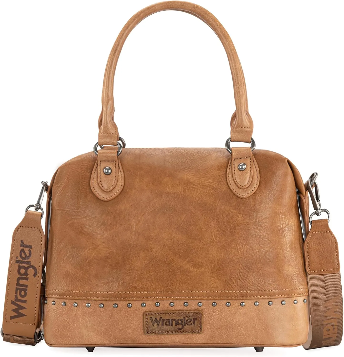 Wrangler Small Doctor Bag for Women Vintage Satchel Bag Western Handbags with Wide Strap