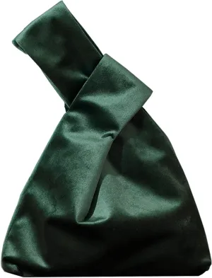 Wrist Bag,Elegant Style Portable Purse,Velvet Knot Bag,Phone Wallet Gift for Women