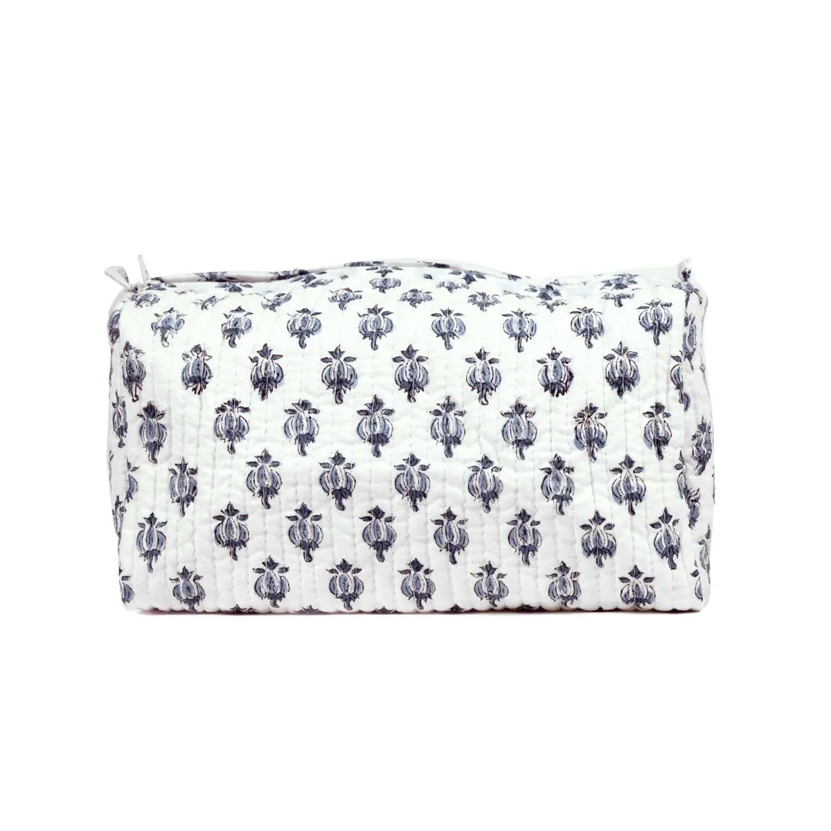 XENIA BUTTI QUILTED TOILETRY POUCH