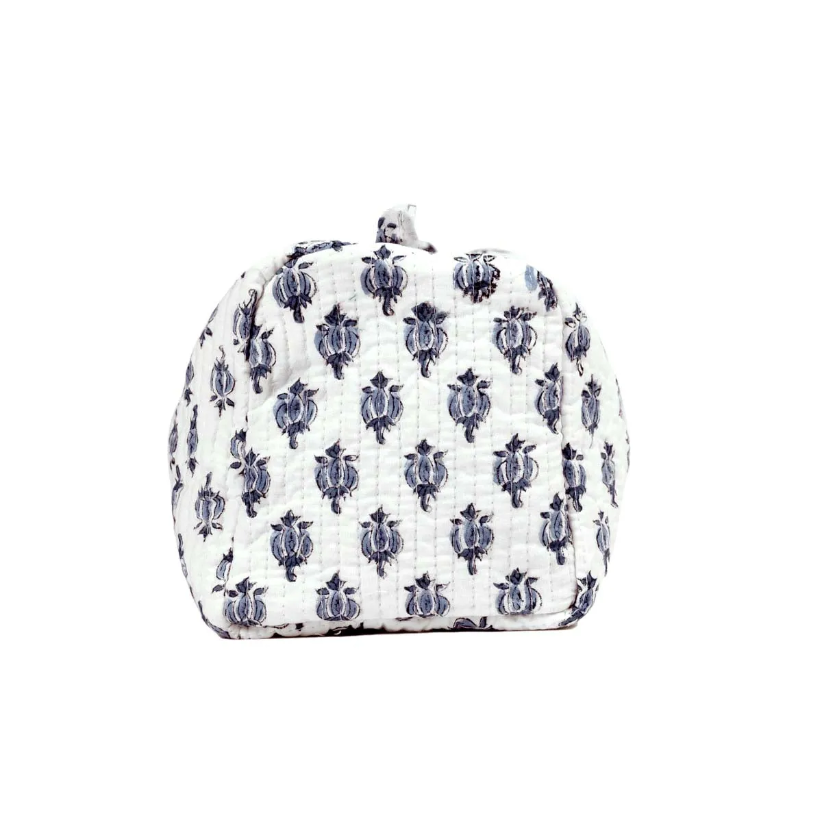 XENIA BUTTI QUILTED TOILETRY POUCH