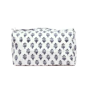 XENIA BUTTI QUILTED TOILETRY POUCH