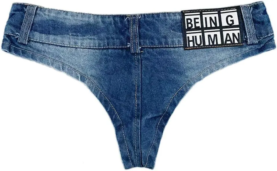 xxxiticat Women's Low Rise Mini Denim Shorts High Cut Short Beach Clubwear Sexy Jeans Denim Booty Double Button Shorts