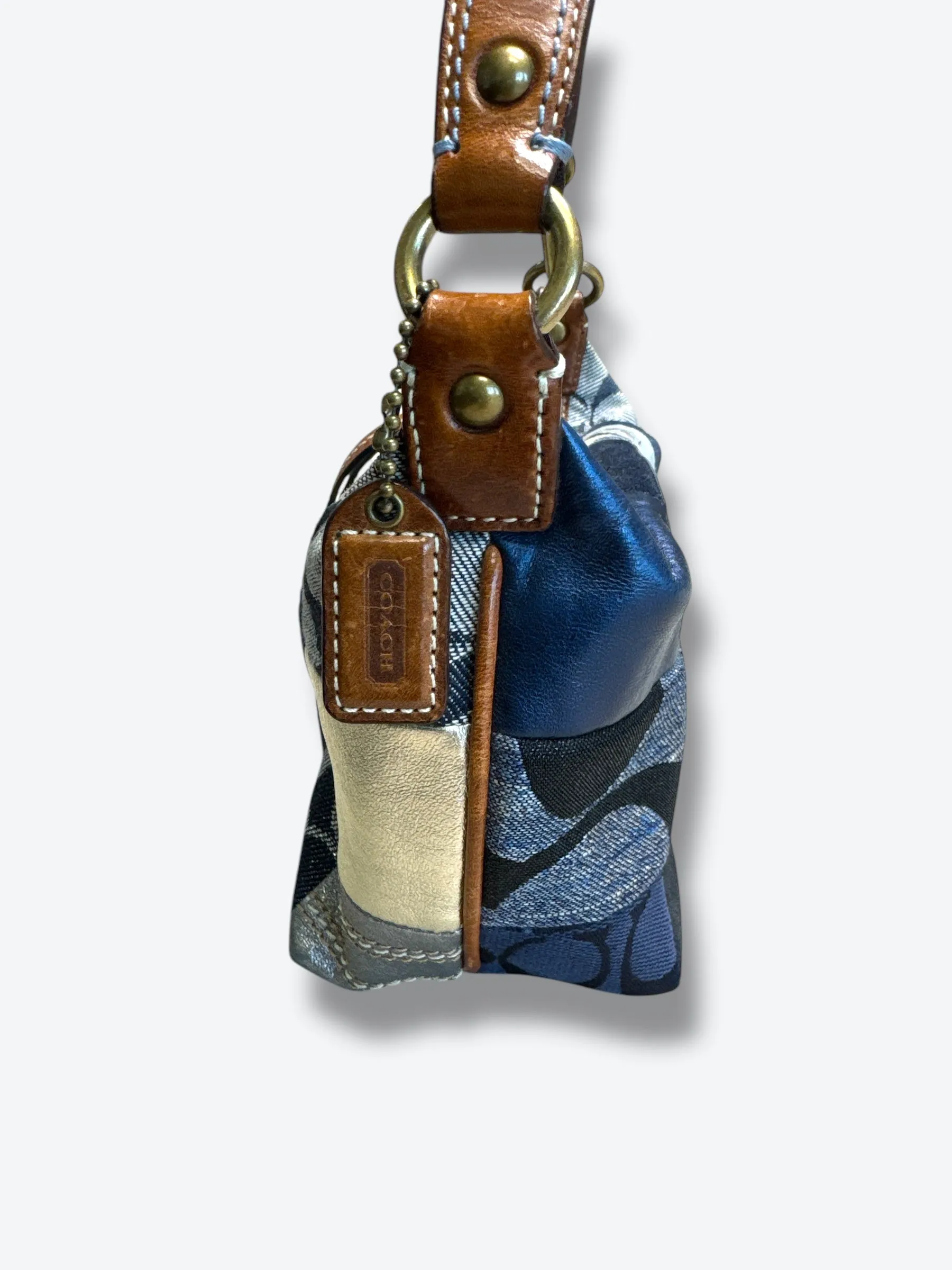 Y2K Coach Patchwork Denim Clutch (B06340005)