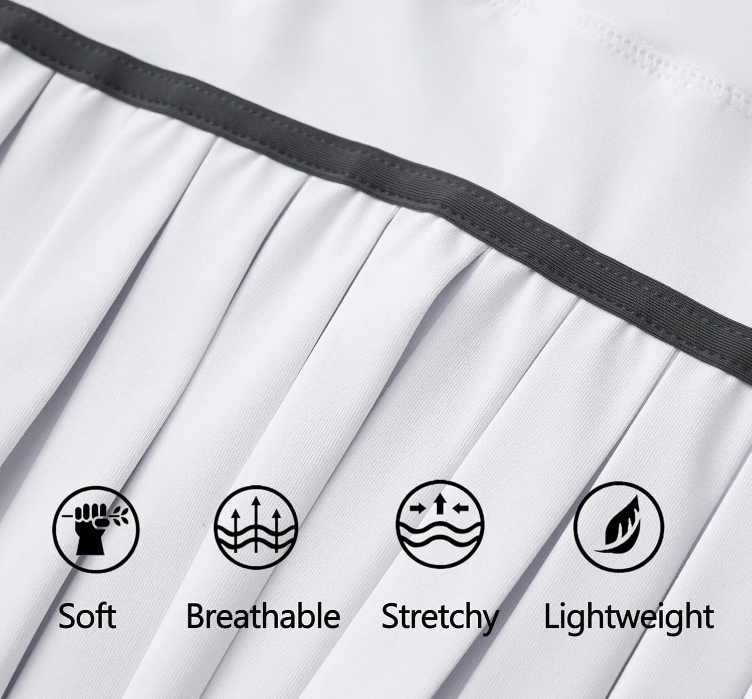 Yknktstc Women Tennis Skirt with Pocket Pleated Golf Skort Active Workout Running Athletic Shorts