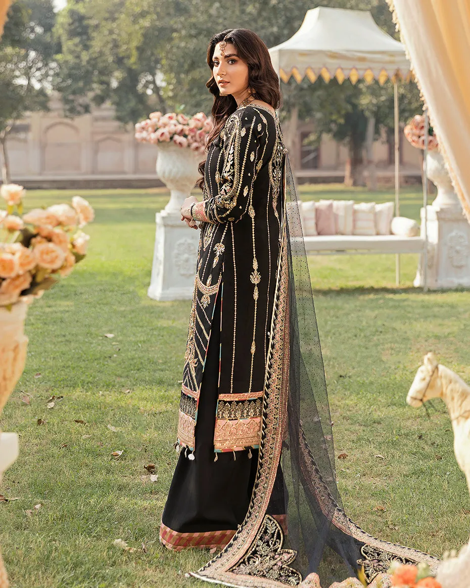 Zareen Embroidered Silk 3-Piece Suit WU-01