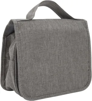 ZJchao Hanging Toiletry Bag, Cosmetic Organizer Travel Bag, Mens Toiletry Travel Bag, Men Business Foldable Travel Toiletry Bag Large Capacity Waterproof Makeup Cosmetic Organizer (Gray)