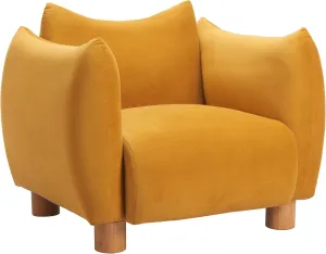 Zuo Meia Collection Accent Chair Mustard